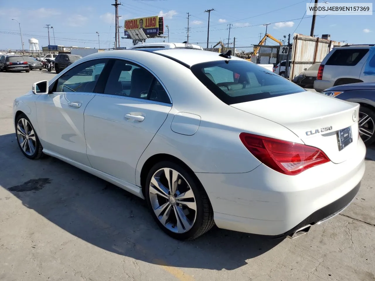 2014 Mercedes-Benz Cla 250 VIN: WDDSJ4EB9EN157369 Lot: 72226014