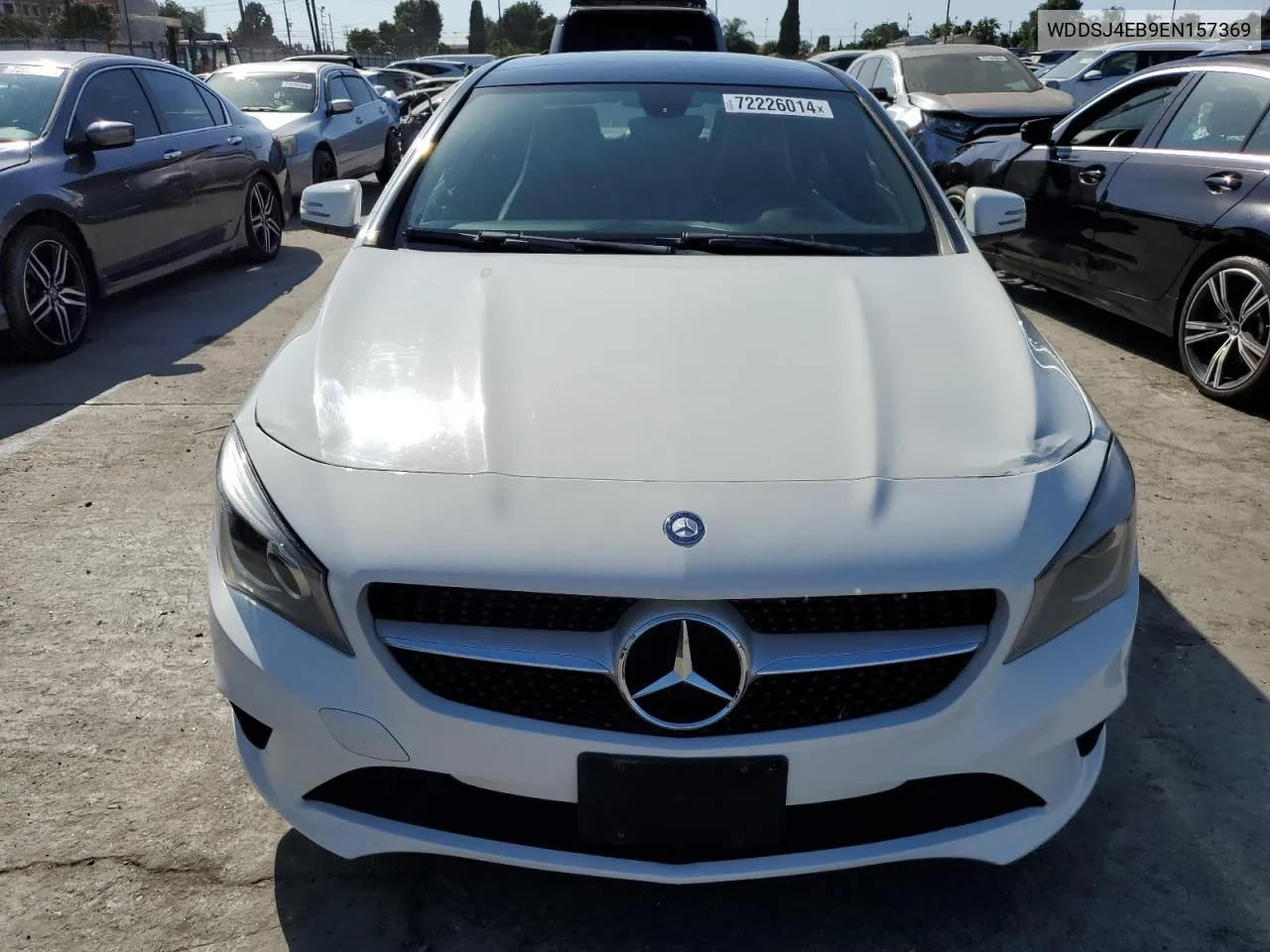 2014 Mercedes-Benz Cla 250 VIN: WDDSJ4EB9EN157369 Lot: 72226014