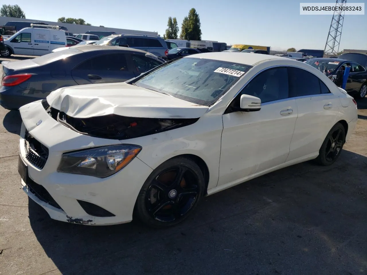 2014 Mercedes-Benz Cla 250 VIN: WDDSJ4EB0EN083243 Lot: 72477214