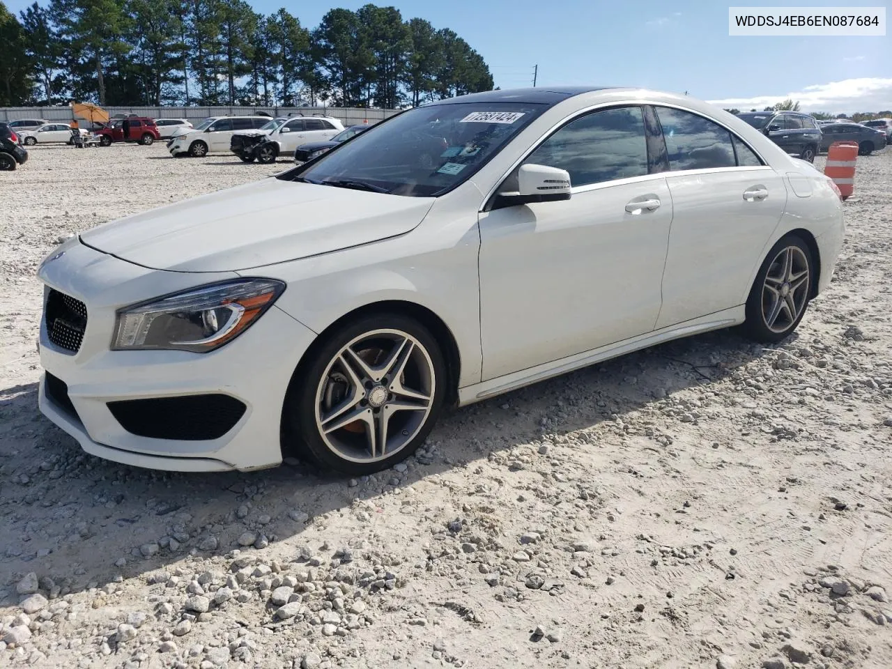 2014 Mercedes-Benz Cla 250 VIN: WDDSJ4EB6EN087684 Lot: 72587424