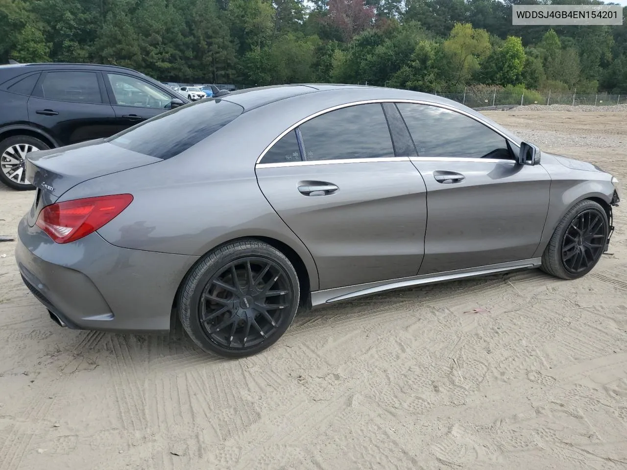 2014 Mercedes-Benz Cla 250 4Matic VIN: WDDSJ4GB4EN154201 Lot: 72704154