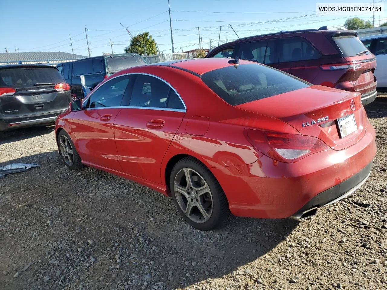 2014 Mercedes-Benz Cla 250 4Matic VIN: WDDSJ4GB5EN074454 Lot: 73567064