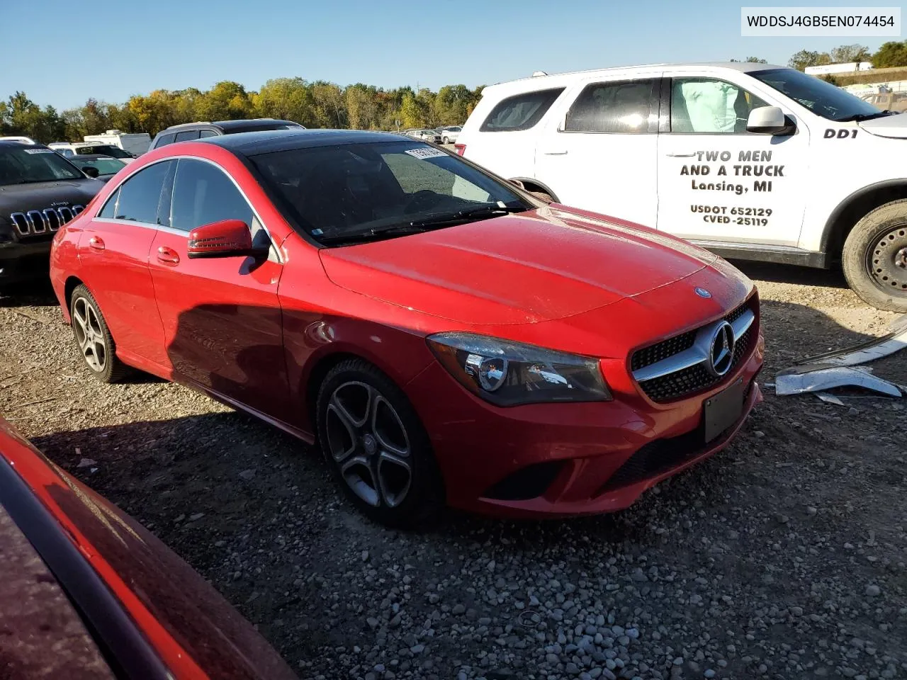 2014 Mercedes-Benz Cla 250 4Matic VIN: WDDSJ4GB5EN074454 Lot: 73567064