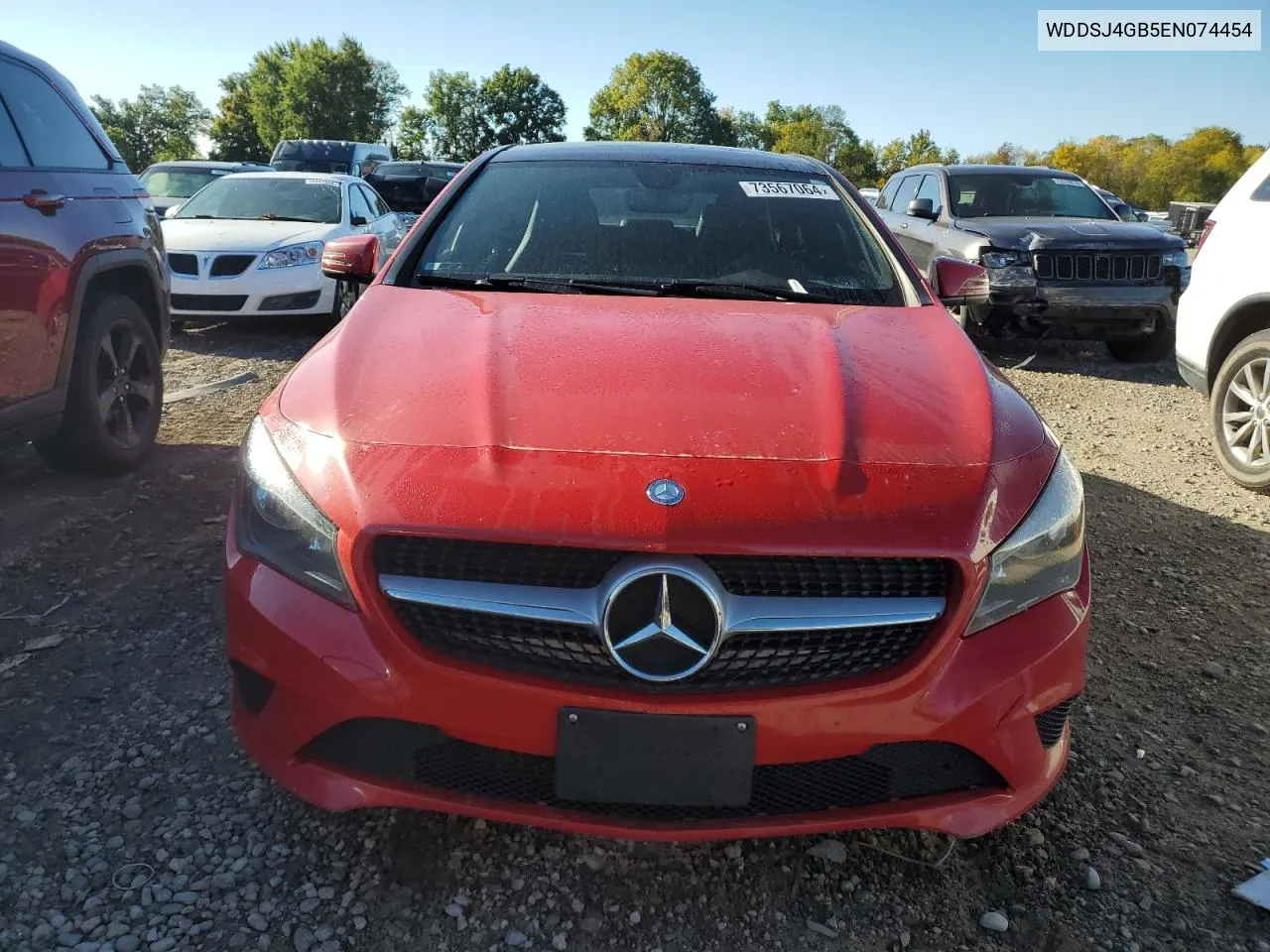 2014 Mercedes-Benz Cla 250 4Matic VIN: WDDSJ4GB5EN074454 Lot: 73567064