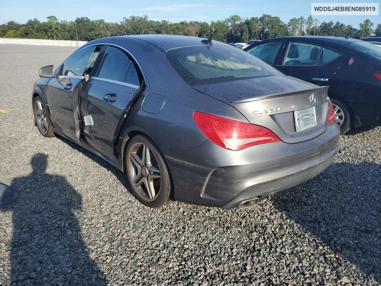 2014 Mercedes-Benz Cla 250 VIN: WDDSJ4EB8EN085919 Lot: 73828714