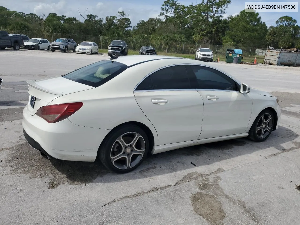 2014 Mercedes-Benz Cla 250 VIN: WDDSJ4EB9EN147506 Lot: 74272604