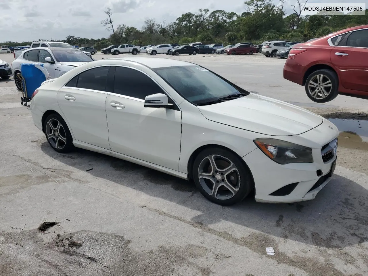 2014 Mercedes-Benz Cla 250 VIN: WDDSJ4EB9EN147506 Lot: 74272604