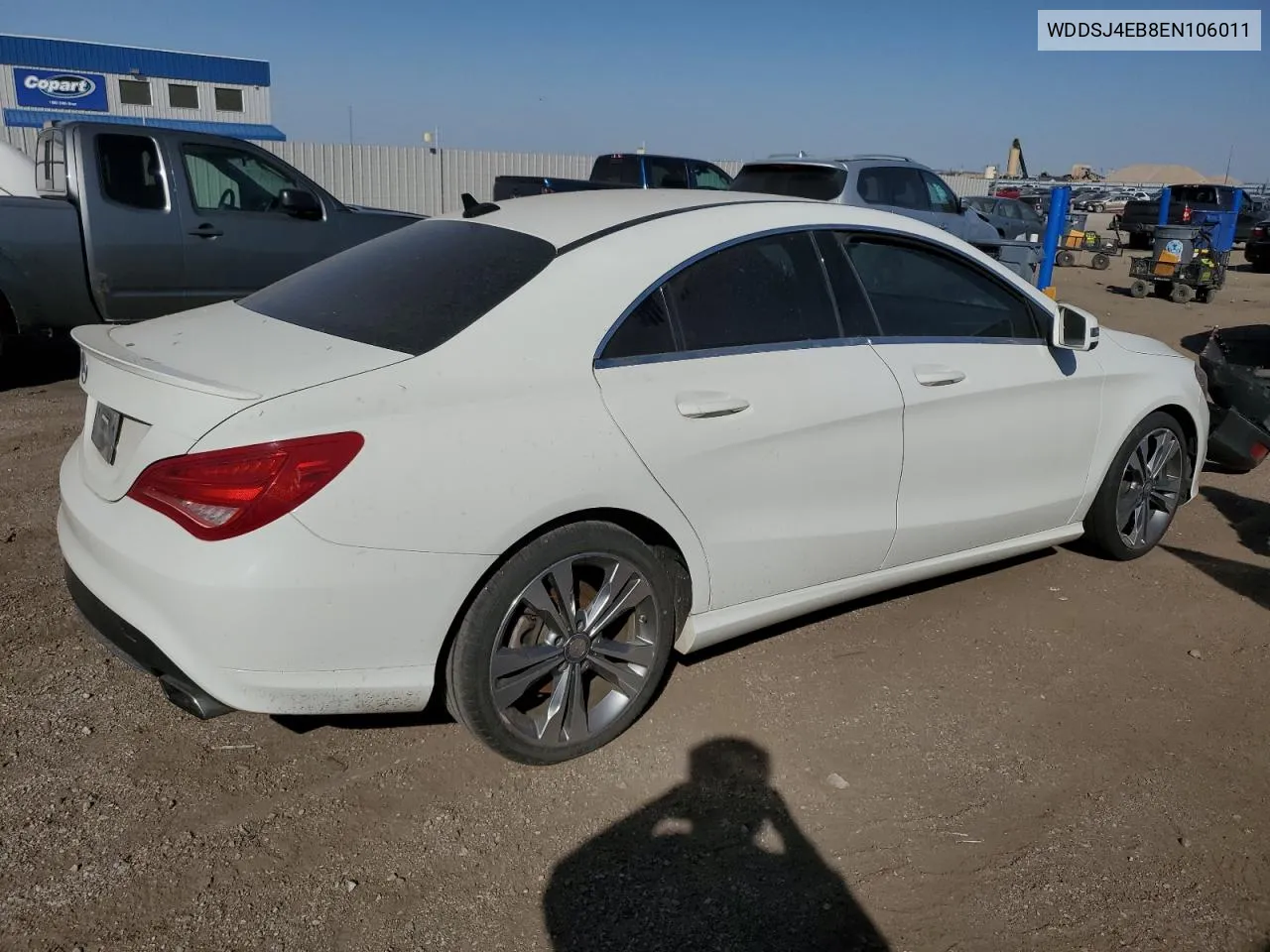 2014 Mercedes-Benz Cla 250 VIN: WDDSJ4EB8EN106011 Lot: 74341134