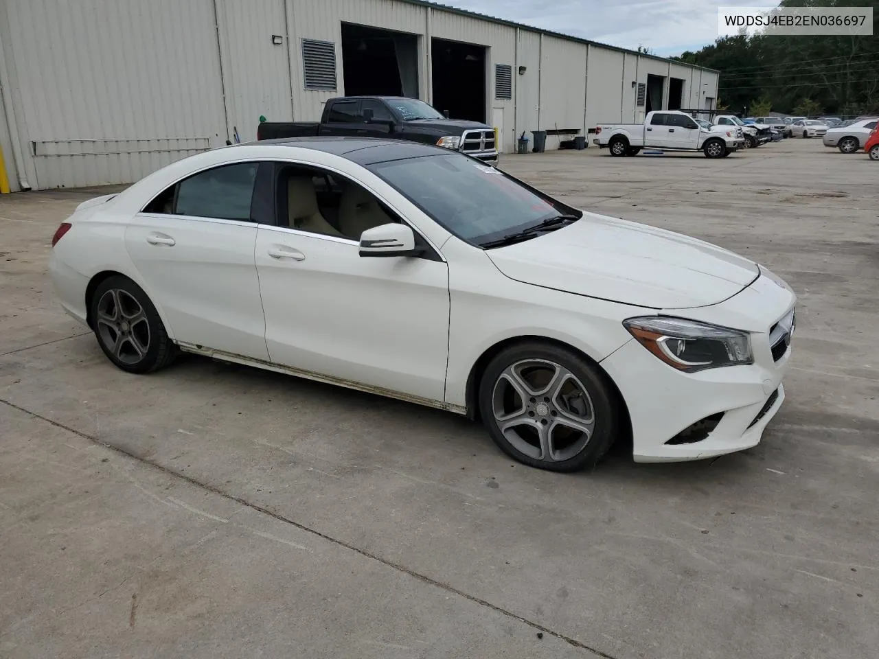 2014 Mercedes-Benz Cla 250 VIN: WDDSJ4EB2EN036697 Lot: 74355584