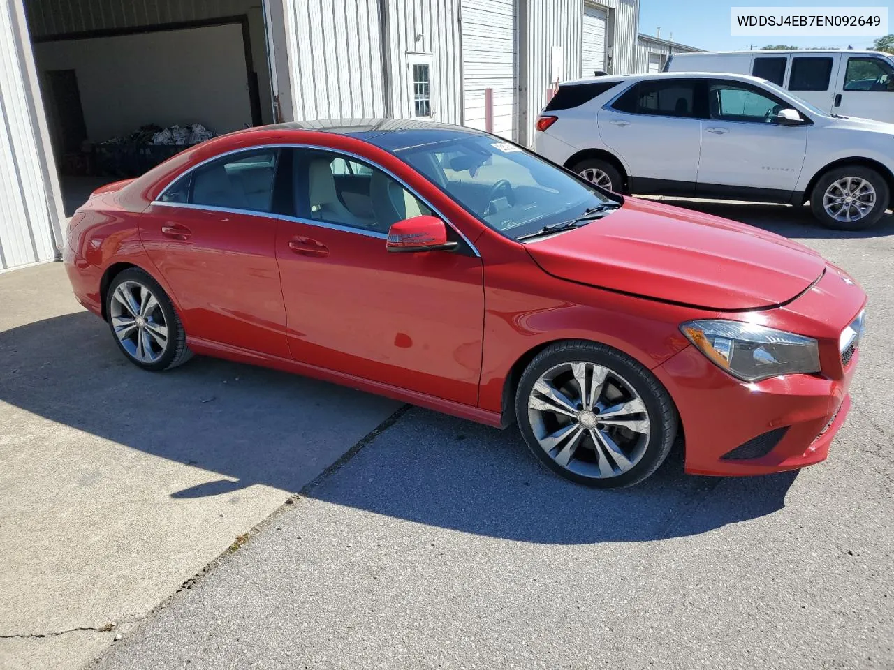 2014 Mercedes-Benz Cla 250 VIN: WDDSJ4EB7EN092649 Lot: 74379414