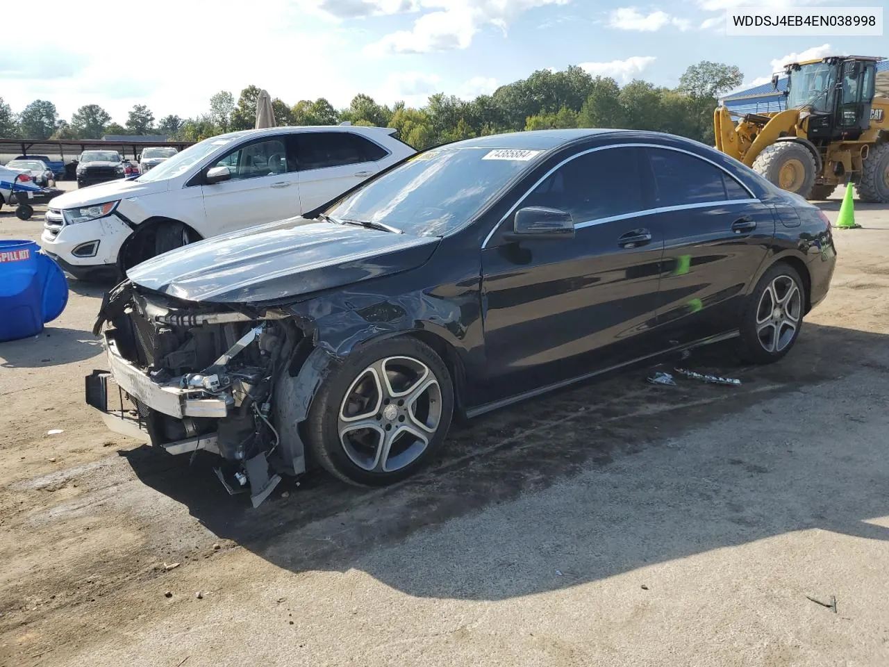 2014 Mercedes-Benz Cla 250 VIN: WDDSJ4EB4EN038998 Lot: 74385884