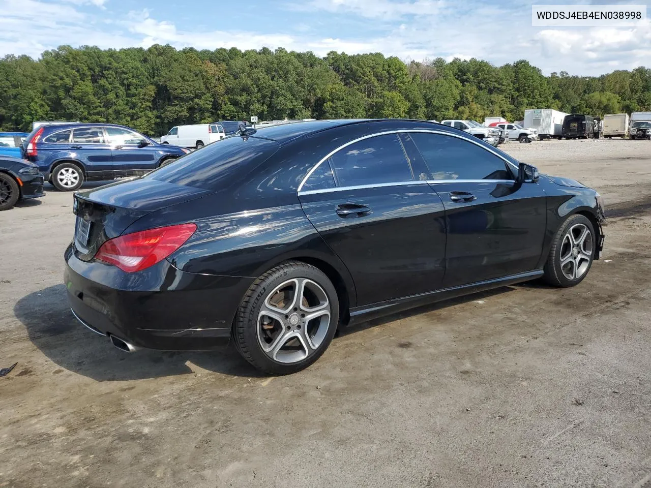 2014 Mercedes-Benz Cla 250 VIN: WDDSJ4EB4EN038998 Lot: 74385884