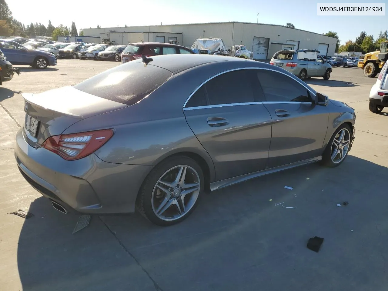 2014 Mercedes-Benz Cla 250 VIN: WDDSJ4EB3EN124934 Lot: 74455994