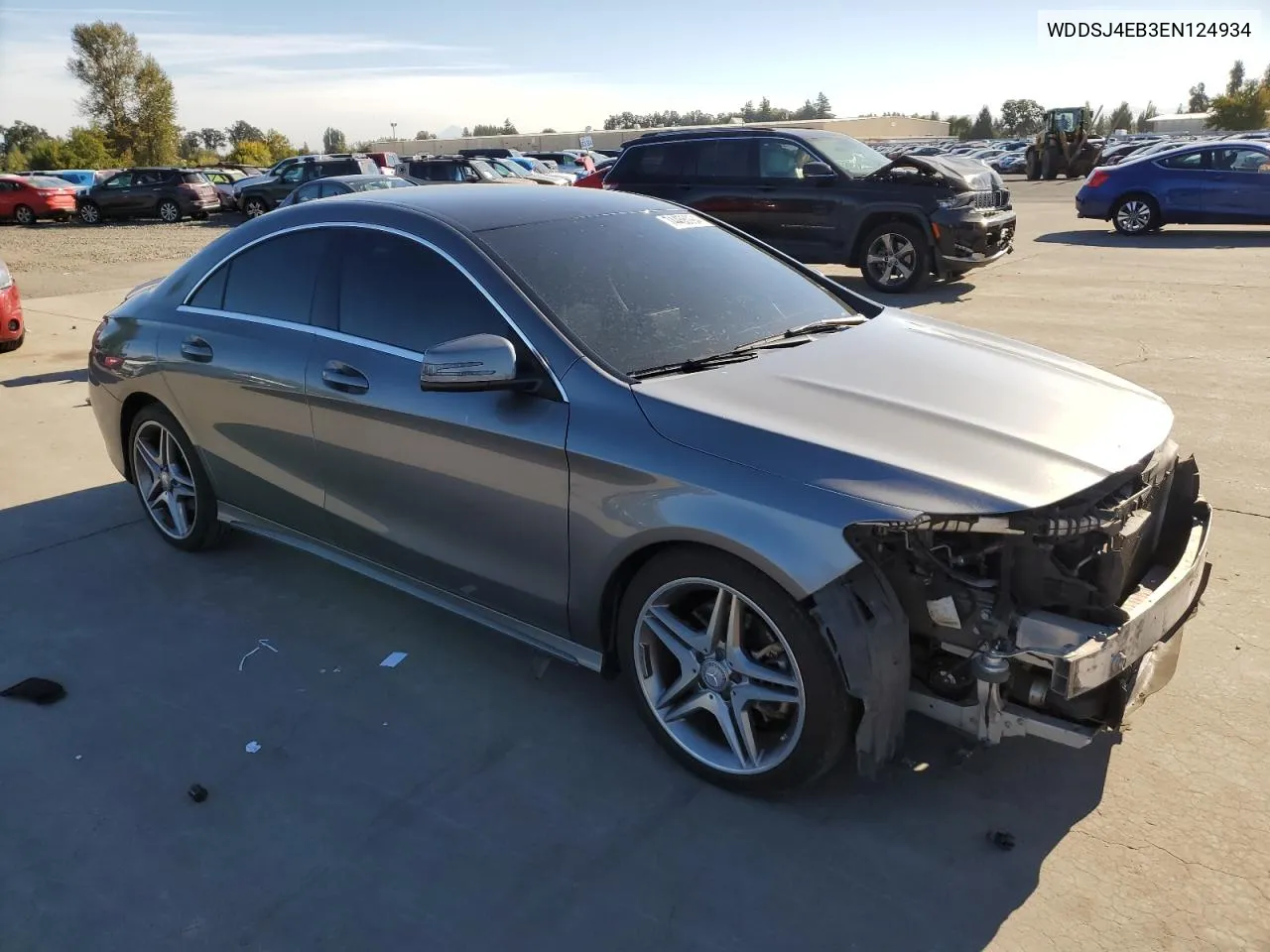 2014 Mercedes-Benz Cla 250 VIN: WDDSJ4EB3EN124934 Lot: 74455994