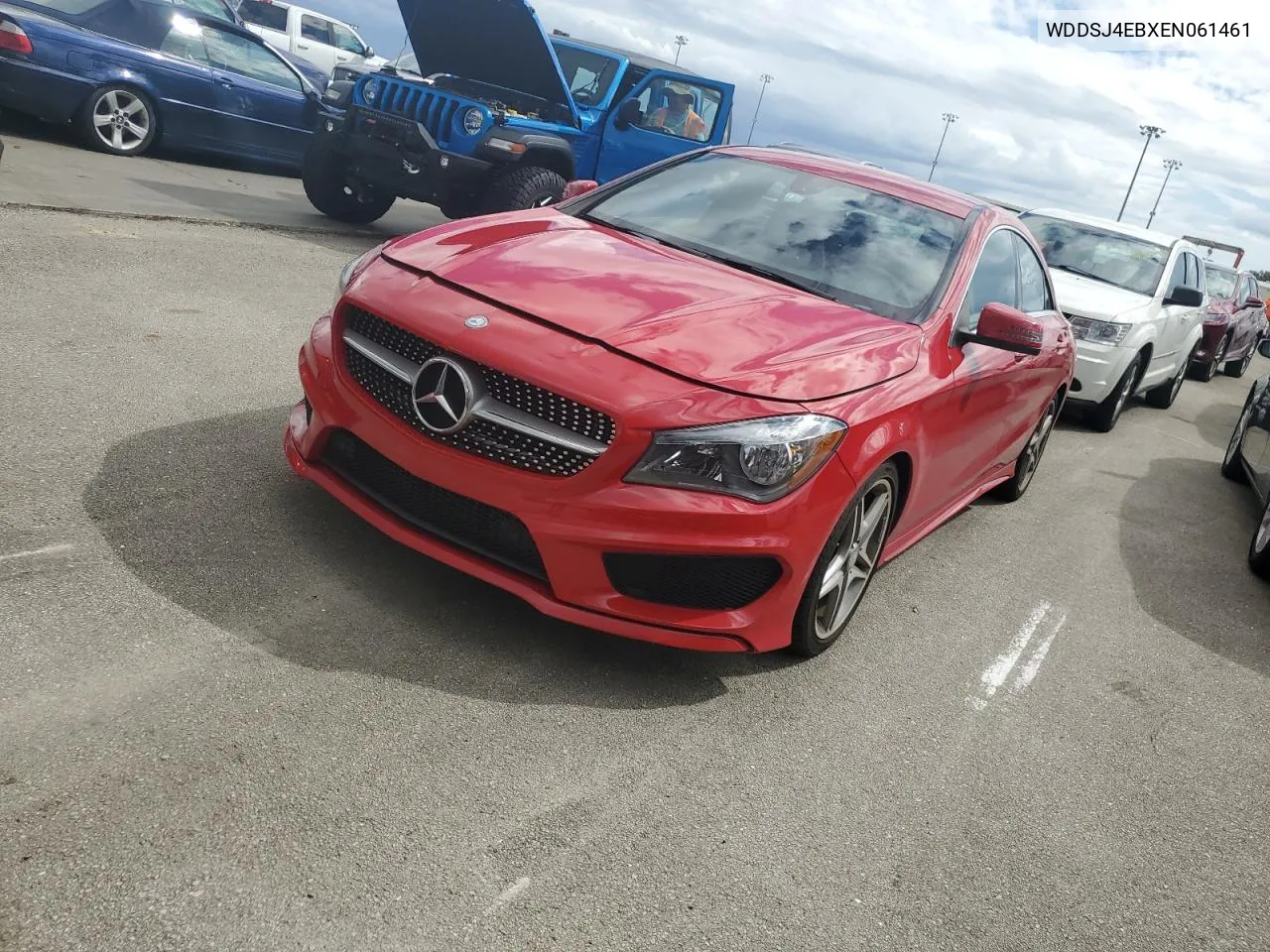 2014 Mercedes-Benz Cla 250 VIN: WDDSJ4EBXEN061461 Lot: 74462844