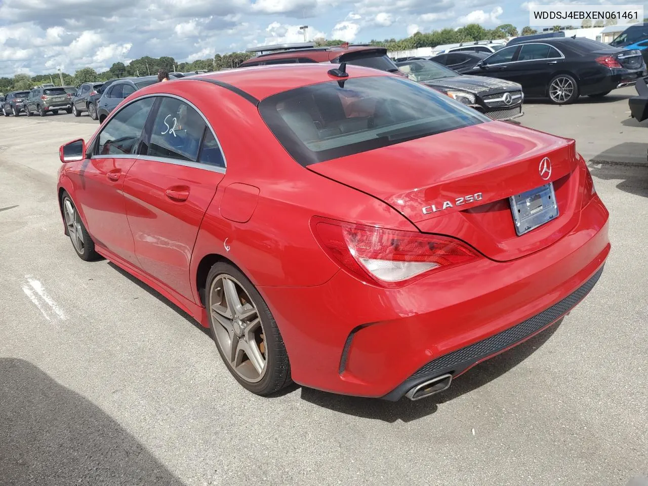 2014 Mercedes-Benz Cla 250 VIN: WDDSJ4EBXEN061461 Lot: 74462844