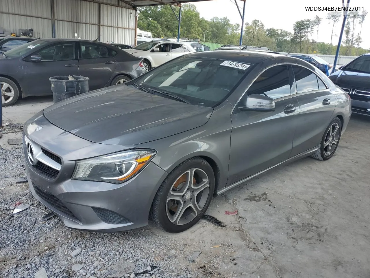 2014 Mercedes-Benz Cla 250 VIN: WDDSJ4EB7EN027011 Lot: 74470324