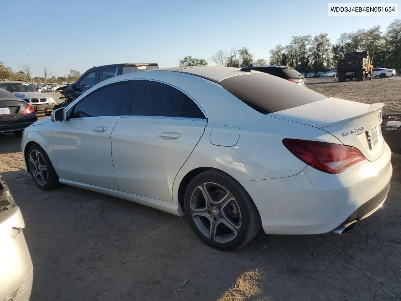 2014 Mercedes-Benz Cla 250 VIN: WDDSJ4EB4EN051654 Lot: 74571544