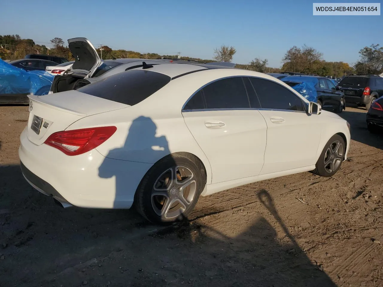 2014 Mercedes-Benz Cla 250 VIN: WDDSJ4EB4EN051654 Lot: 74571544