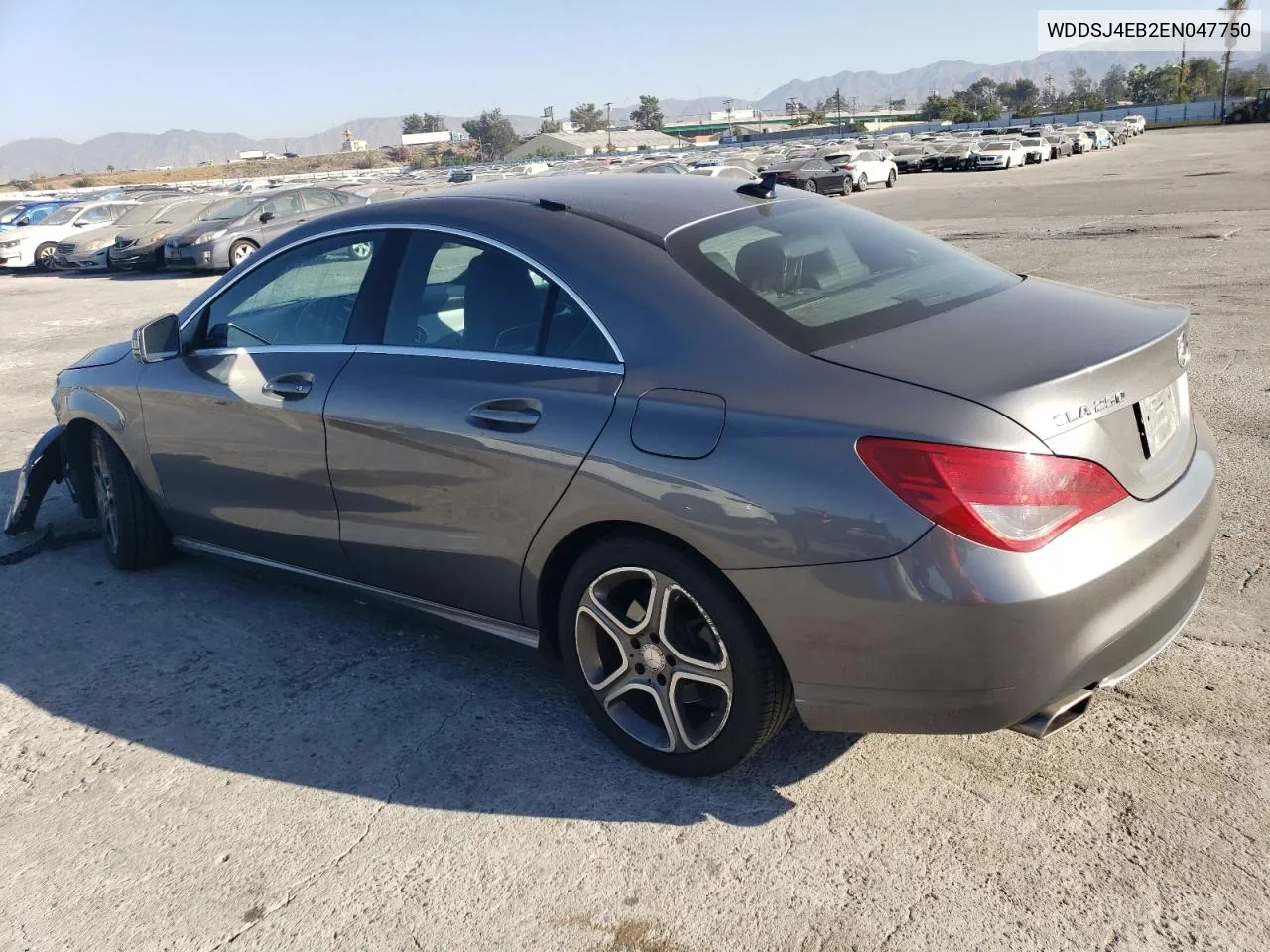 2014 Mercedes-Benz Cla 250 VIN: WDDSJ4EB2EN047750 Lot: 74761854