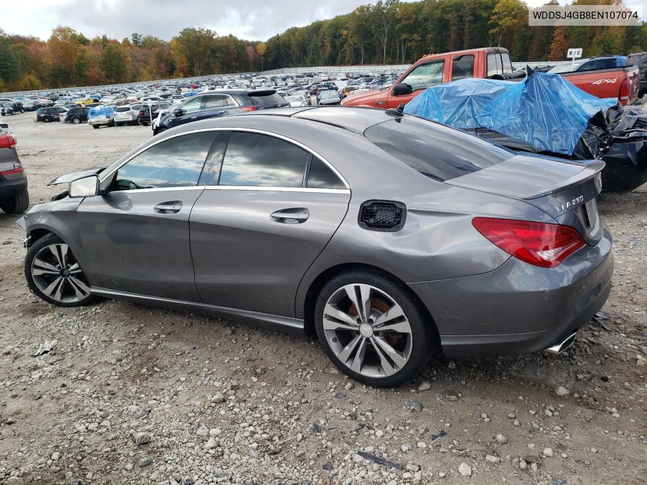 2014 Mercedes-Benz Cla 250 4Matic VIN: WDDSJ4GB8EN107074 Lot: 74771434