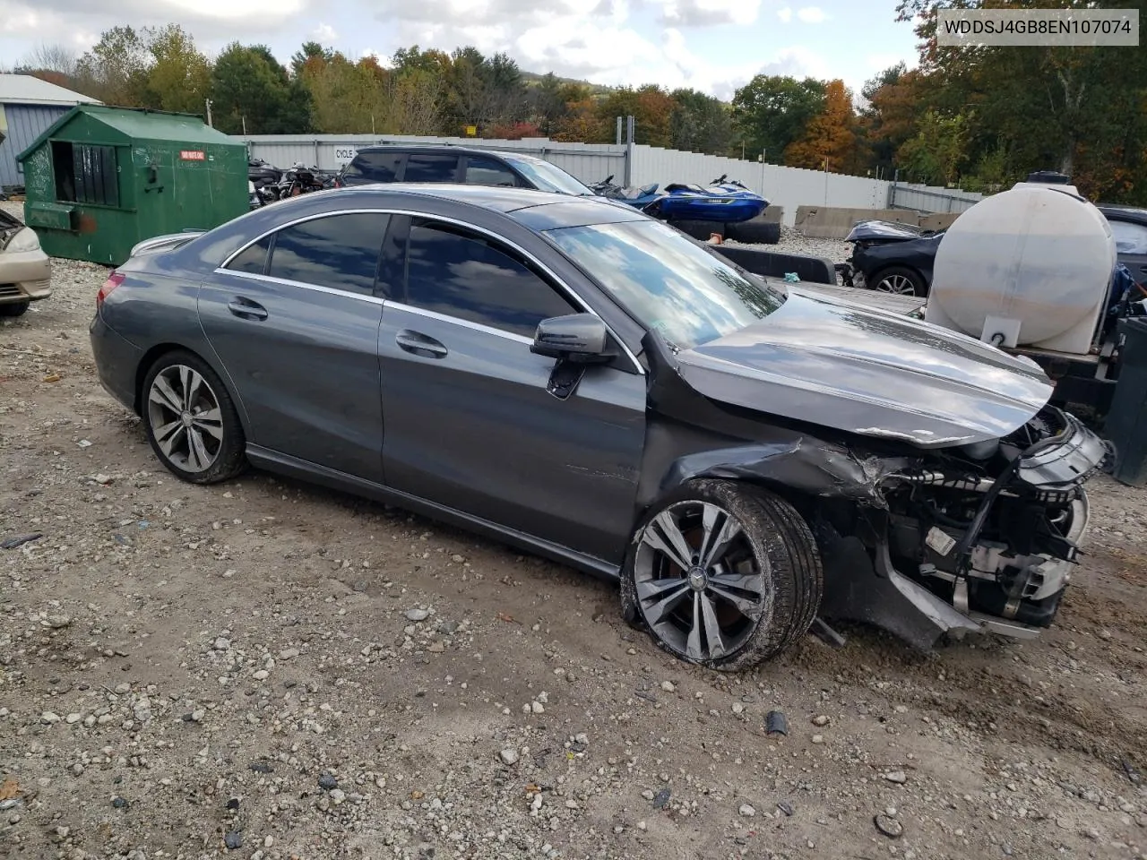 2014 Mercedes-Benz Cla 250 4Matic VIN: WDDSJ4GB8EN107074 Lot: 74771434