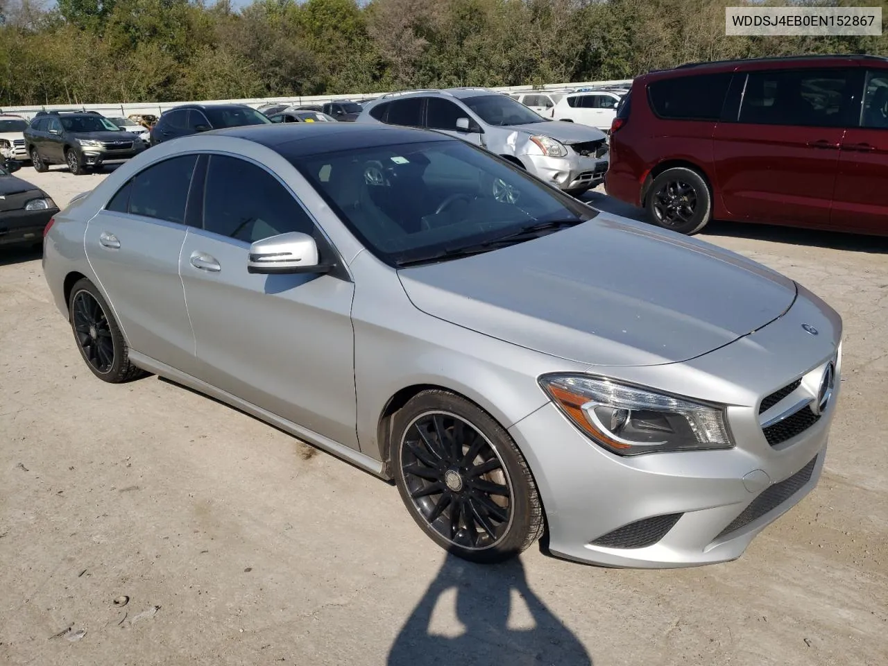 2014 Mercedes-Benz Cla 250 VIN: WDDSJ4EB0EN152867 Lot: 74926994