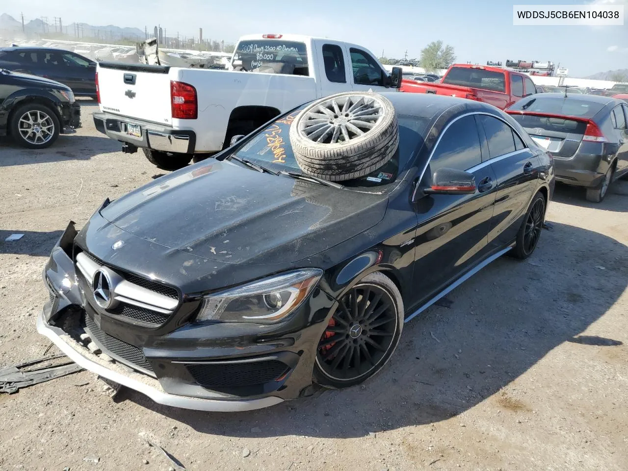 2014 Mercedes-Benz Cla 45 Amg VIN: WDDSJ5CB6EN104038 Lot: 75296064