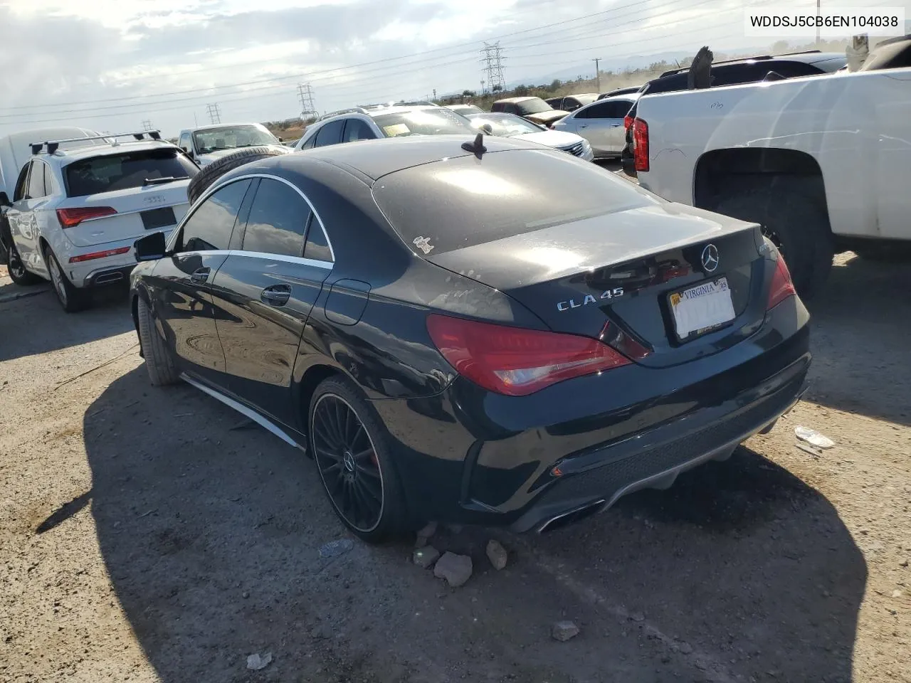 2014 Mercedes-Benz Cla 45 Amg VIN: WDDSJ5CB6EN104038 Lot: 75296064