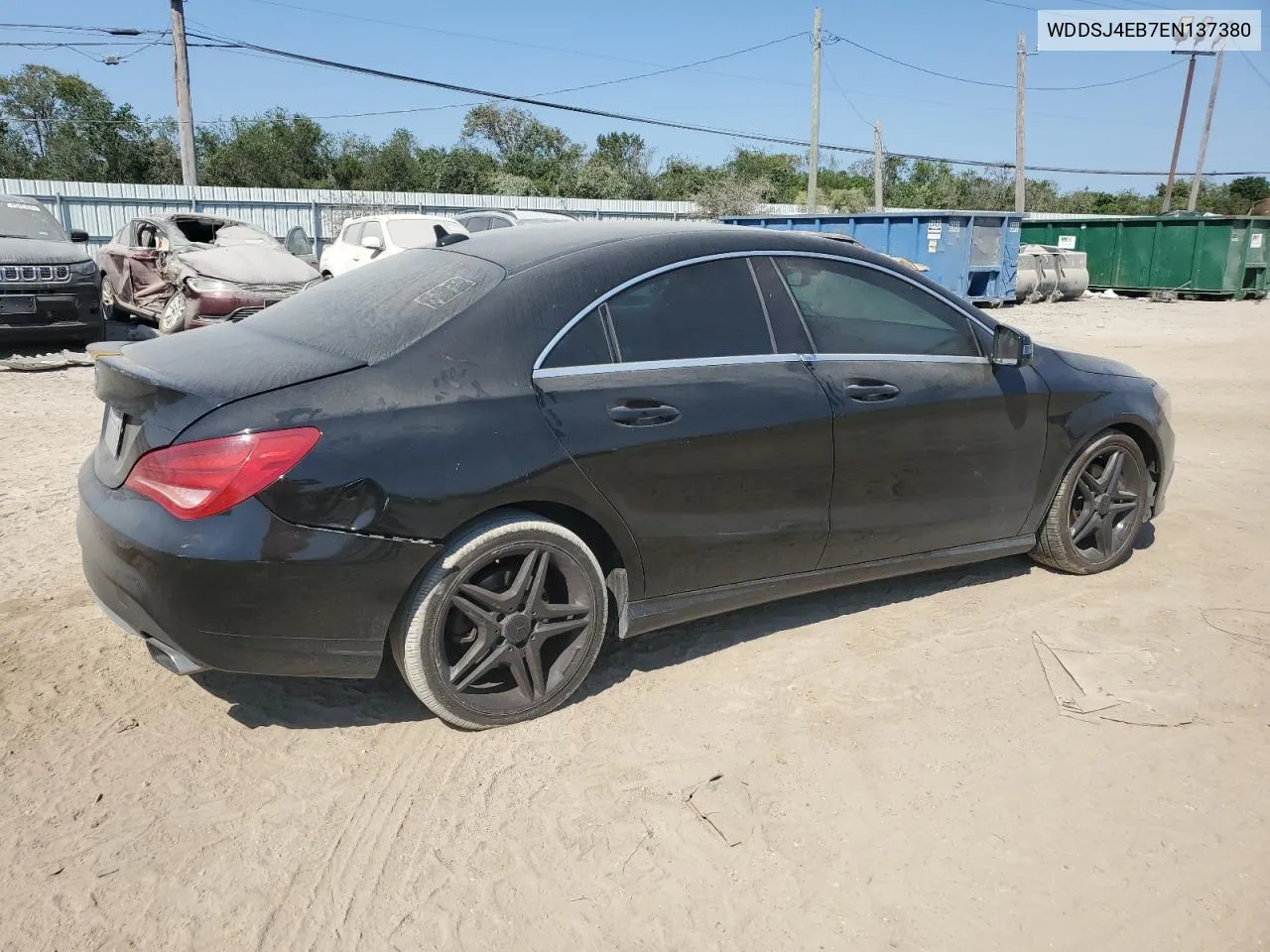 2014 Mercedes-Benz Cla 250 VIN: WDDSJ4EB7EN137380 Lot: 75367854