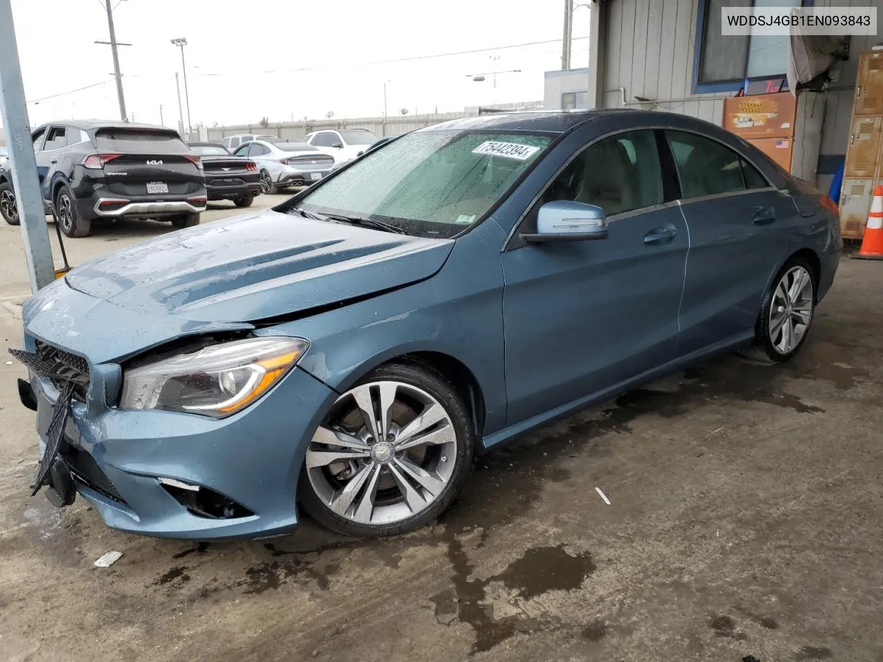 2014 Mercedes-Benz Cla 250 4Matic VIN: WDDSJ4GB1EN093843 Lot: 75442394