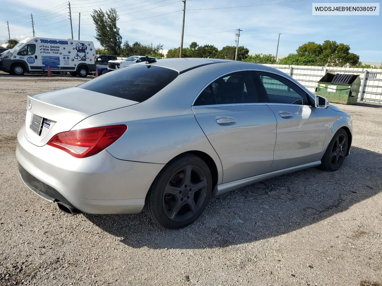 2014 Mercedes-Benz Cla 250 VIN: WDDSJ4EB9EN038057 Lot: 75509864