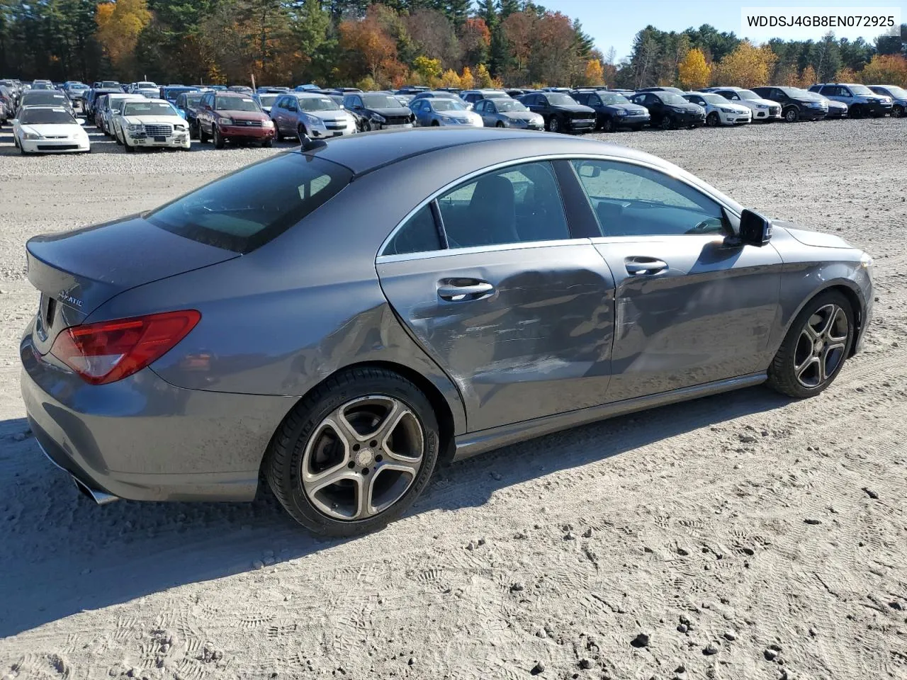 2014 Mercedes-Benz Cla 250 4Matic VIN: WDDSJ4GB8EN072925 Lot: 75617444