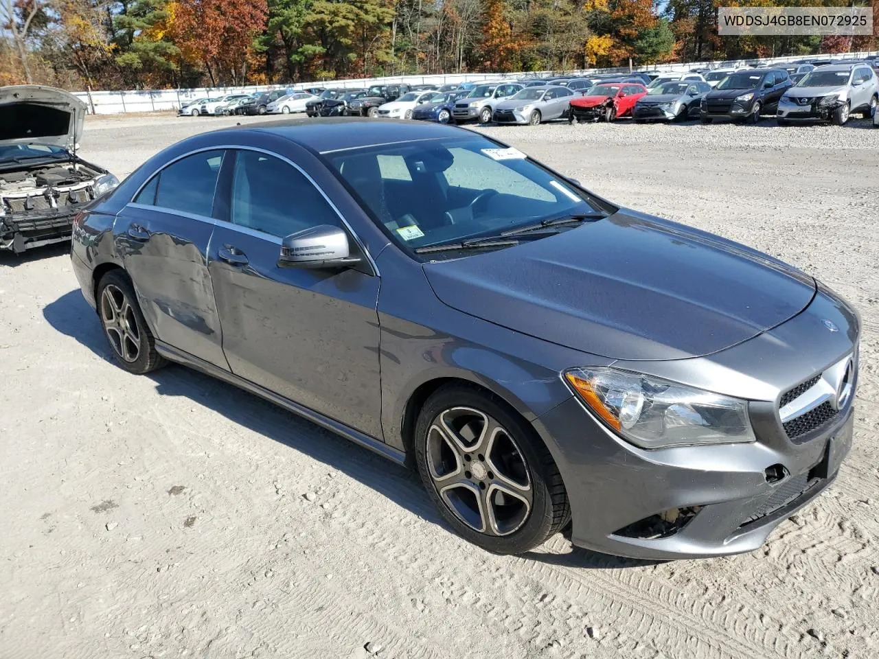 2014 Mercedes-Benz Cla 250 4Matic VIN: WDDSJ4GB8EN072925 Lot: 75617444