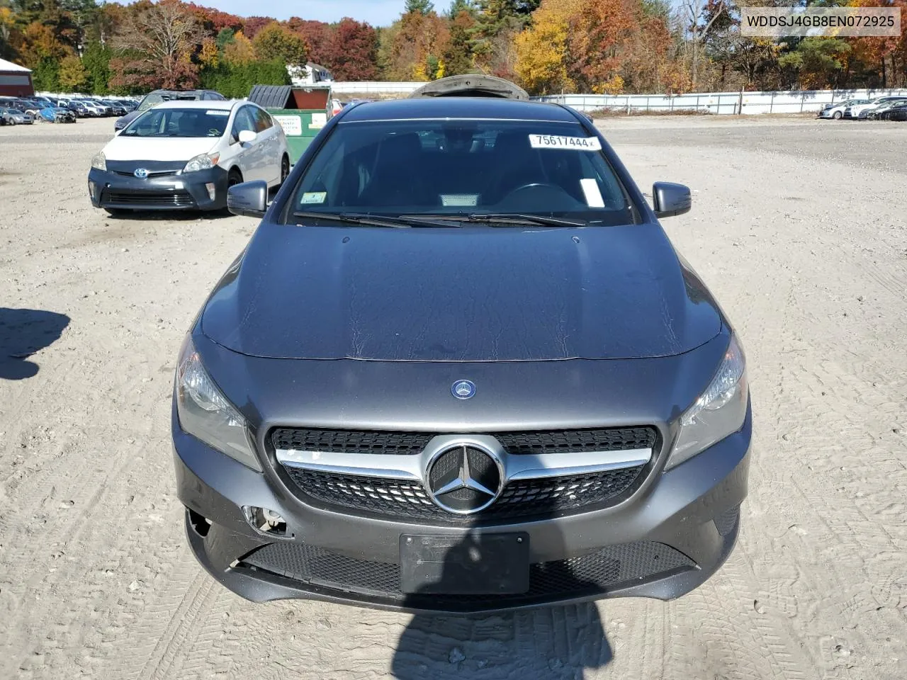 2014 Mercedes-Benz Cla 250 4Matic VIN: WDDSJ4GB8EN072925 Lot: 75617444