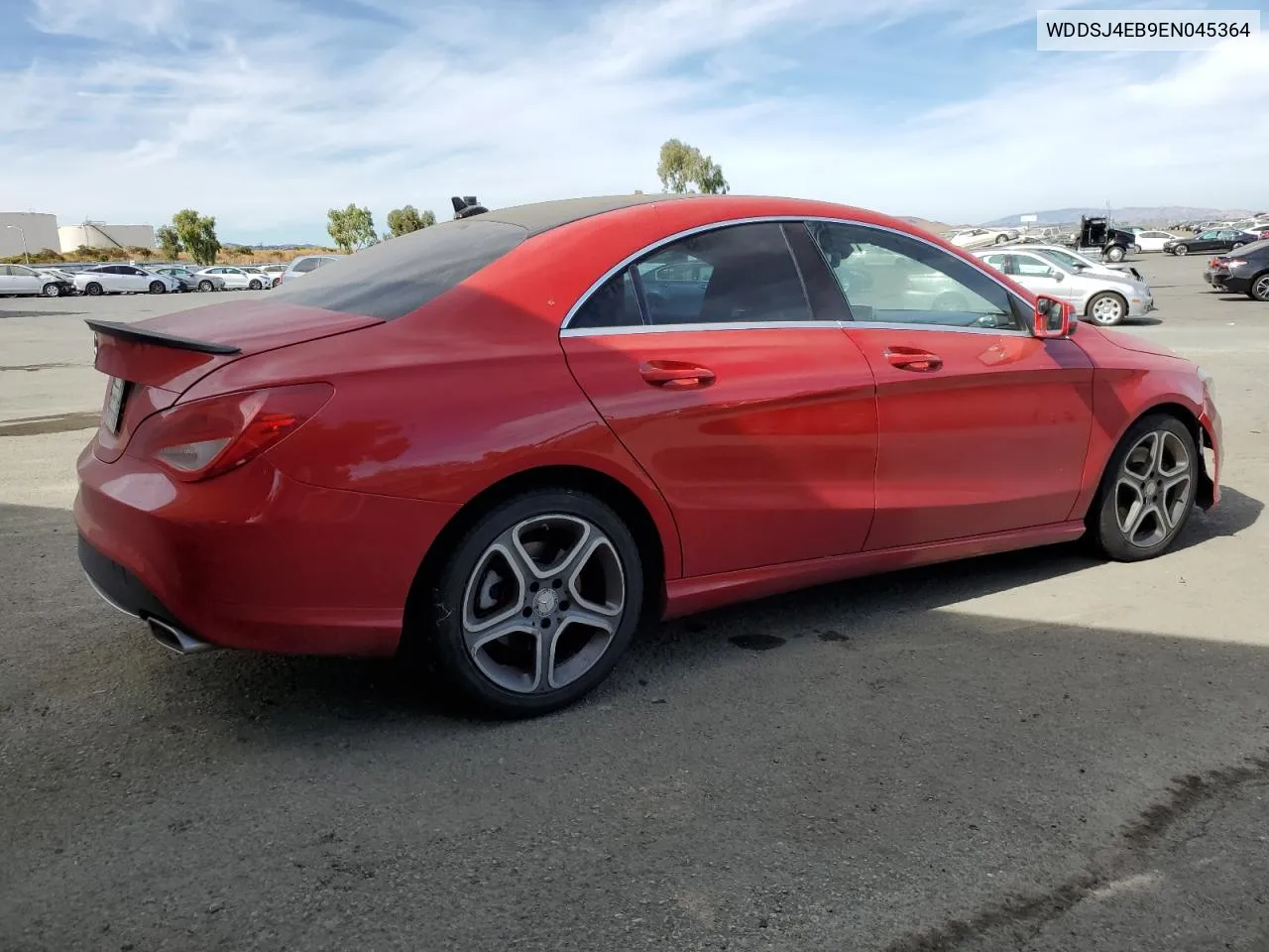 2014 Mercedes-Benz Cla 250 VIN: WDDSJ4EB9EN045364 Lot: 75656874