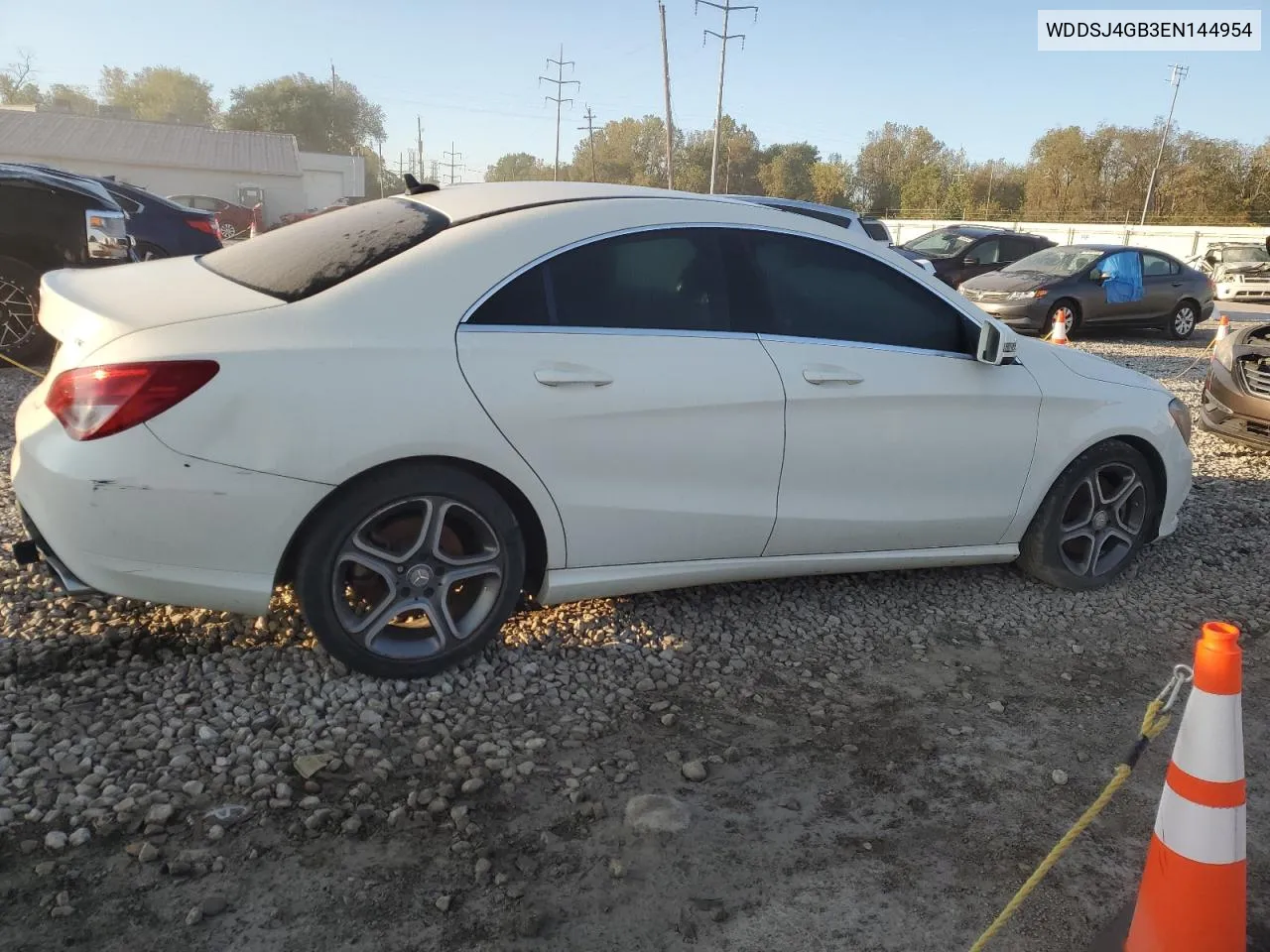 2014 Mercedes-Benz Cla 250 4Matic VIN: WDDSJ4GB3EN144954 Lot: 75692924