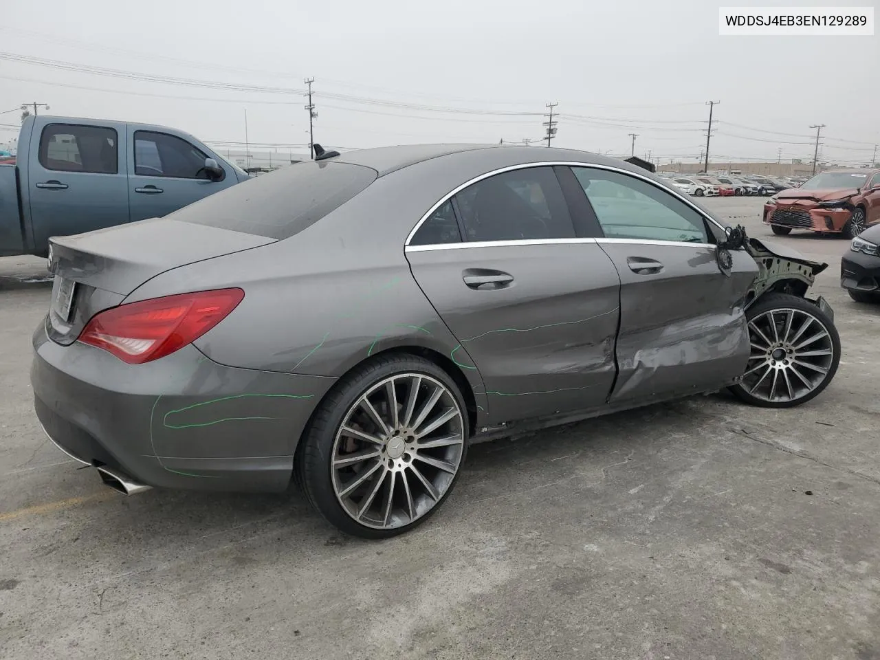 2014 Mercedes-Benz Cla 250 VIN: WDDSJ4EB3EN129289 Lot: 75764964