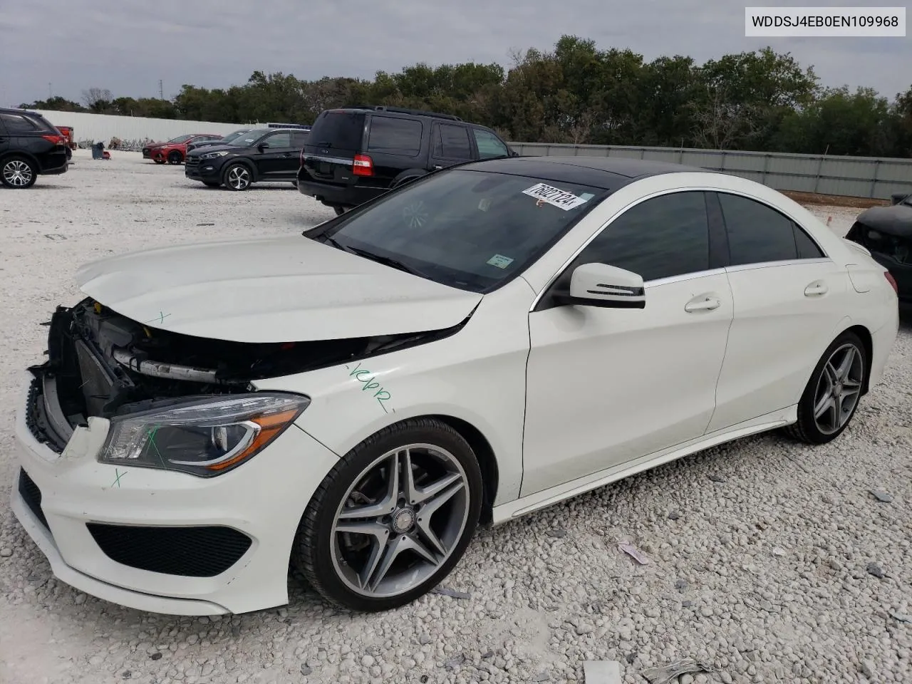 2014 Mercedes-Benz Cla 250 VIN: WDDSJ4EB0EN109968 Lot: 76027124