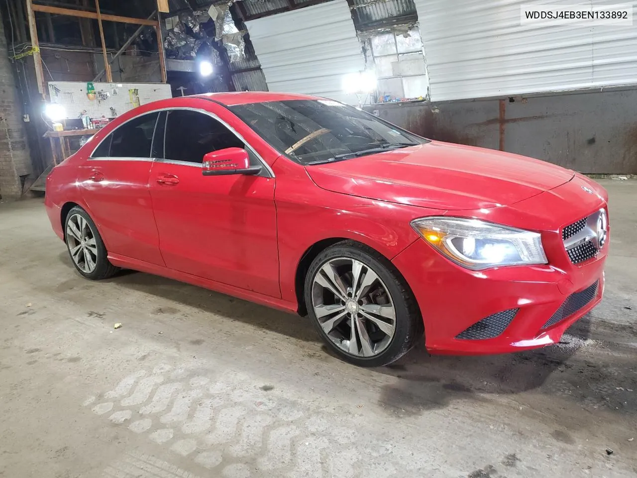 2014 Mercedes-Benz Cla 250 VIN: WDDSJ4EB3EN133892 Lot: 76283734