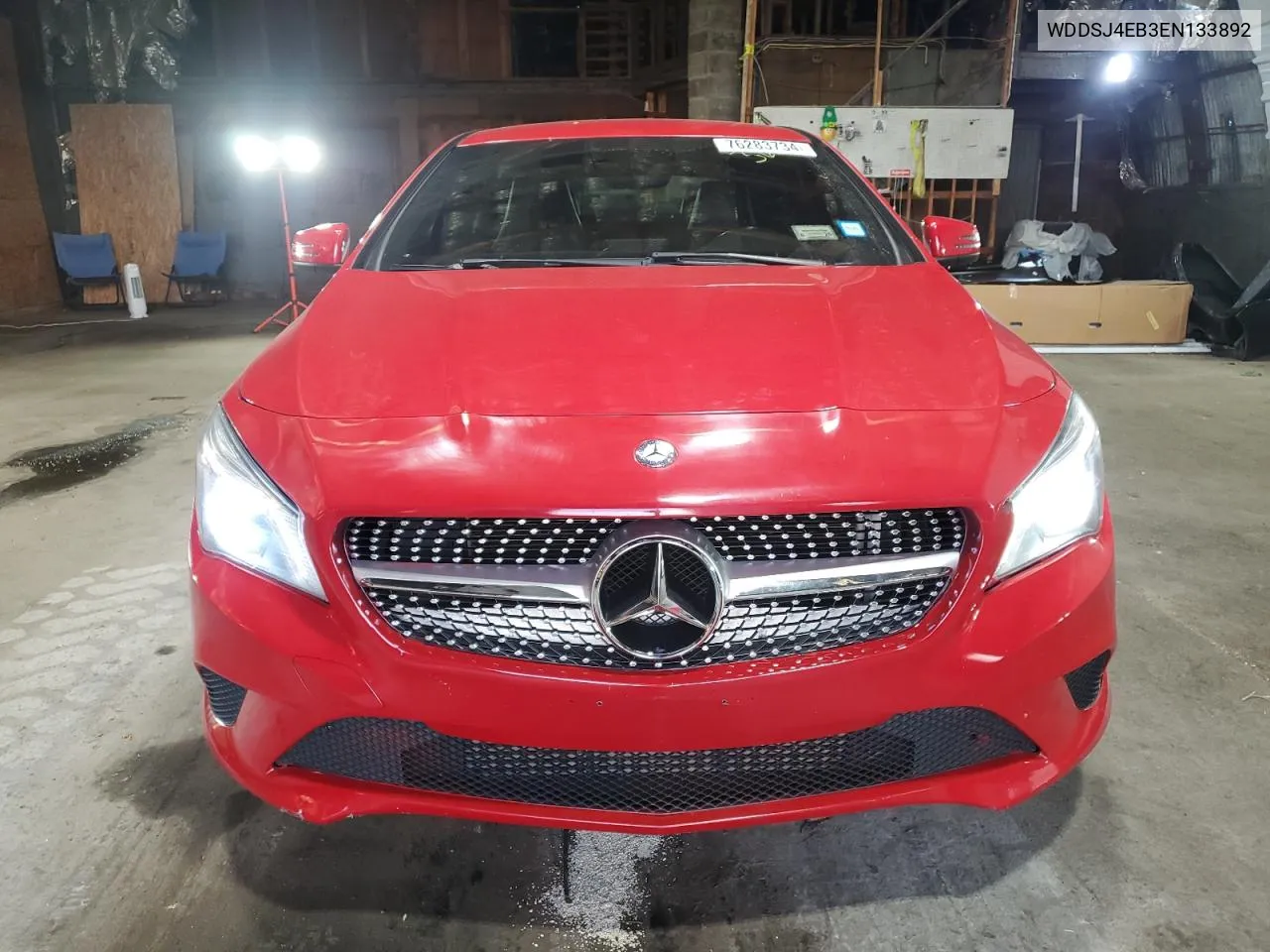 2014 Mercedes-Benz Cla 250 VIN: WDDSJ4EB3EN133892 Lot: 76283734