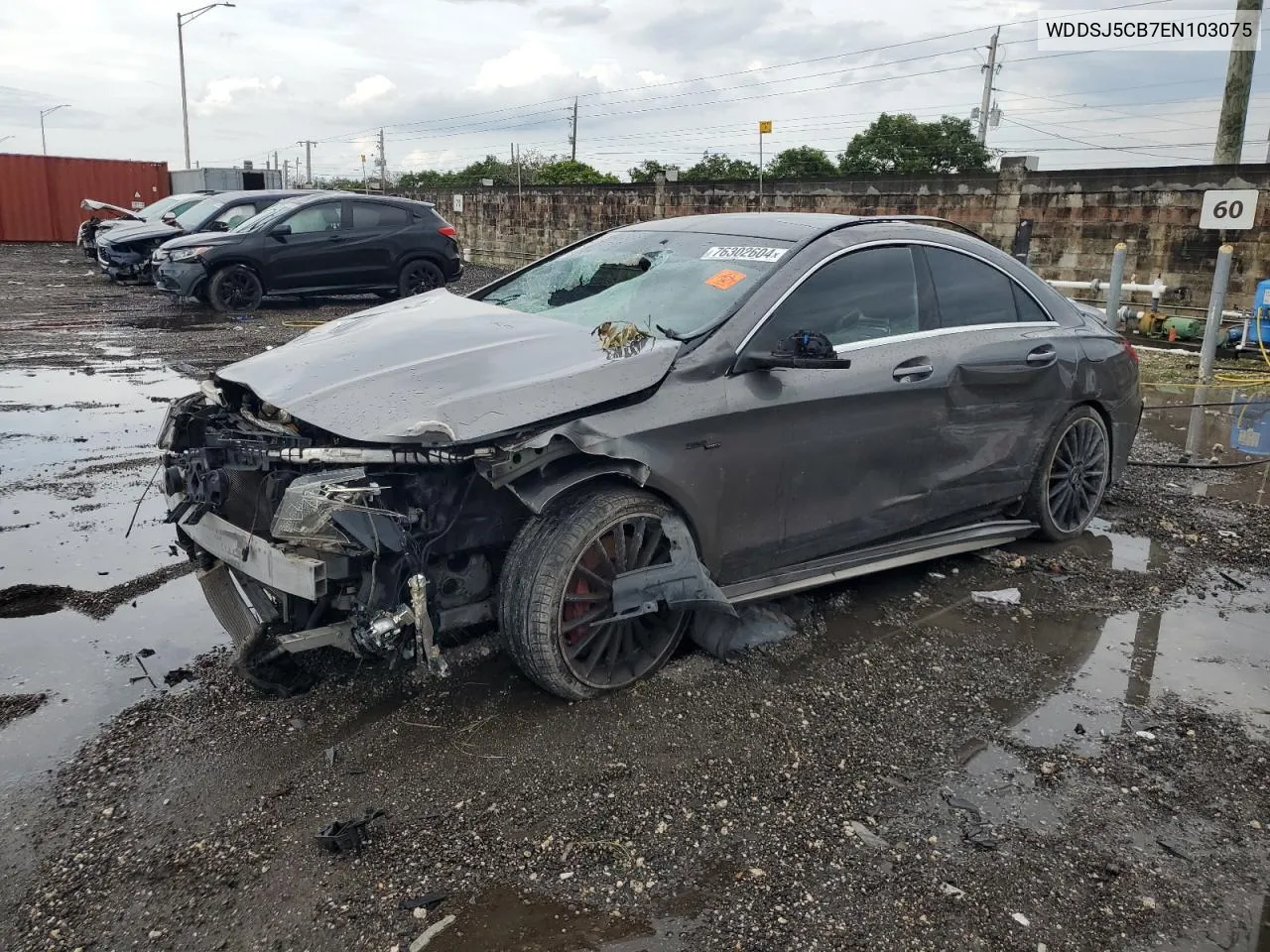 2014 Mercedes-Benz Cla 45 Amg VIN: WDDSJ5CB7EN103075 Lot: 76302604