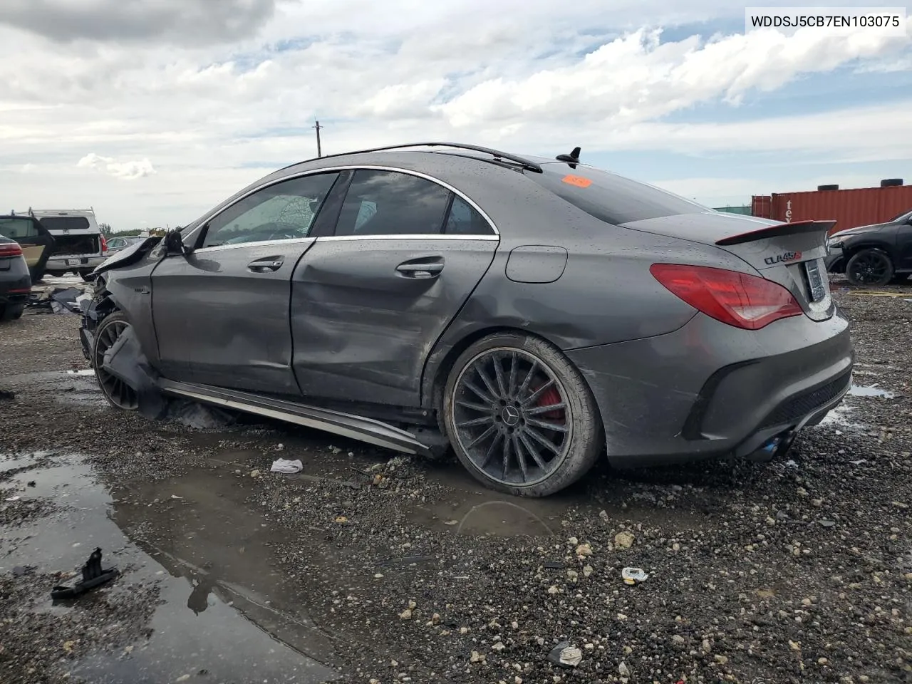 2014 Mercedes-Benz Cla 45 Amg VIN: WDDSJ5CB7EN103075 Lot: 76302604