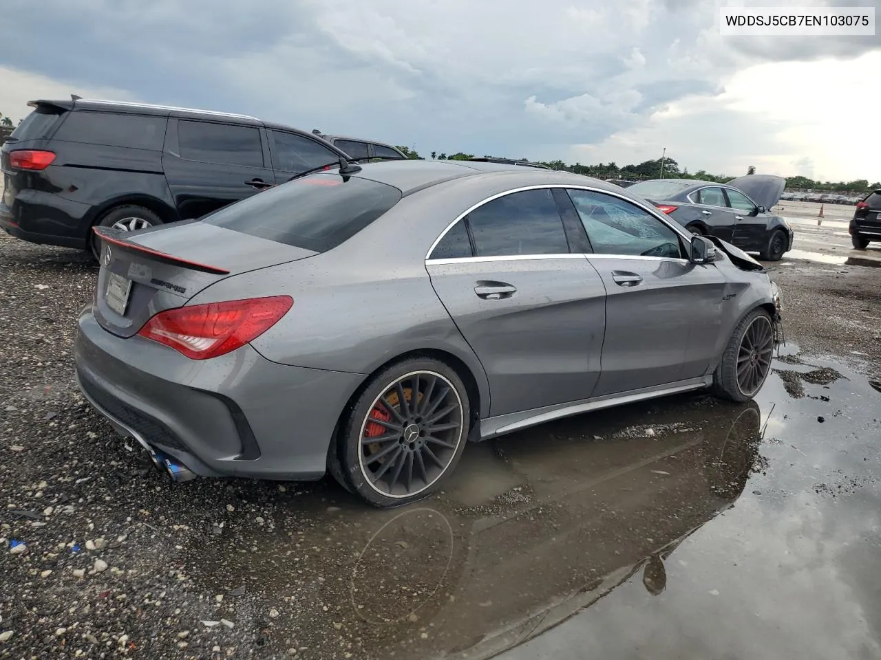 2014 Mercedes-Benz Cla 45 Amg VIN: WDDSJ5CB7EN103075 Lot: 76302604