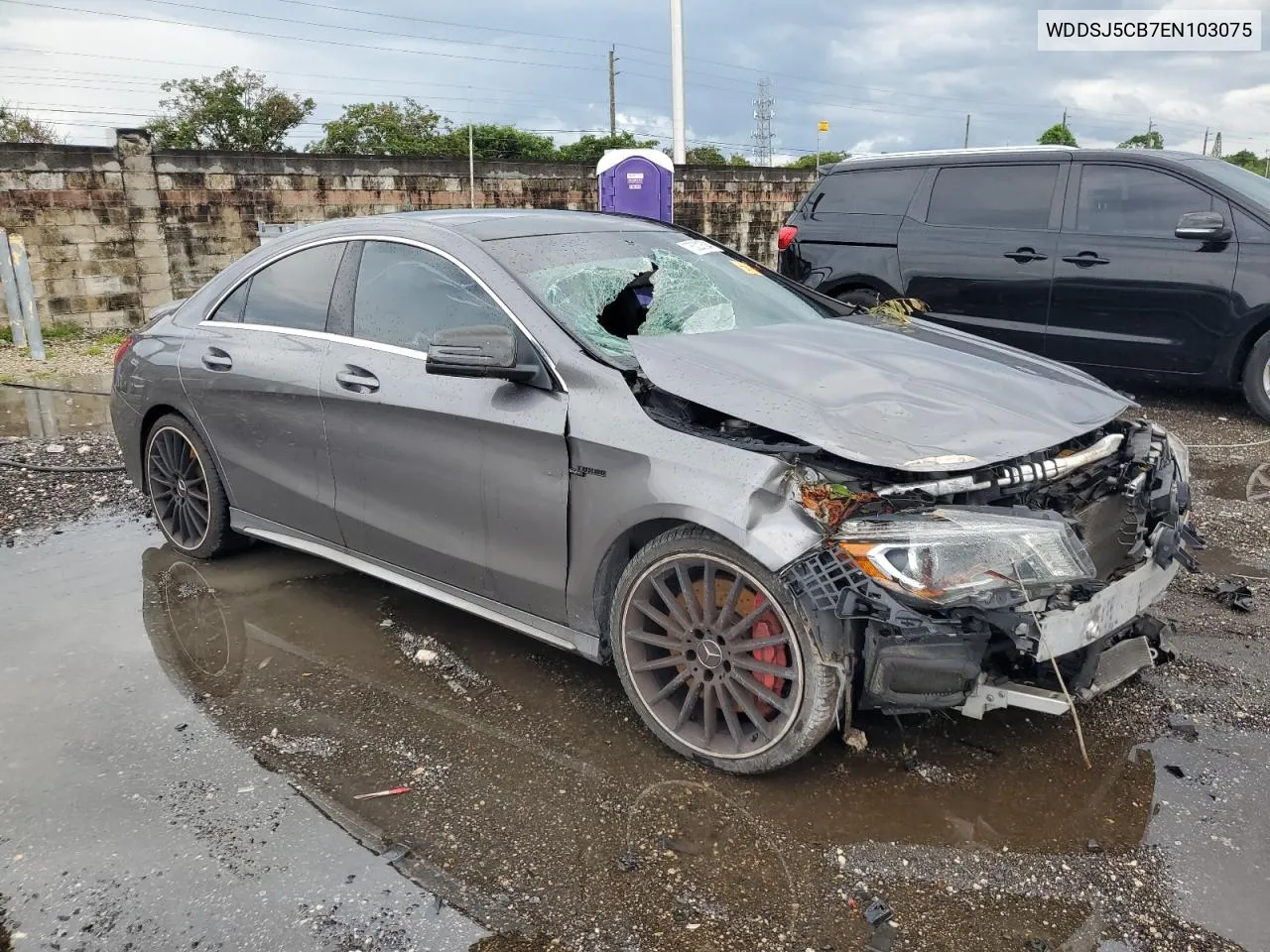 2014 Mercedes-Benz Cla 45 Amg VIN: WDDSJ5CB7EN103075 Lot: 76302604