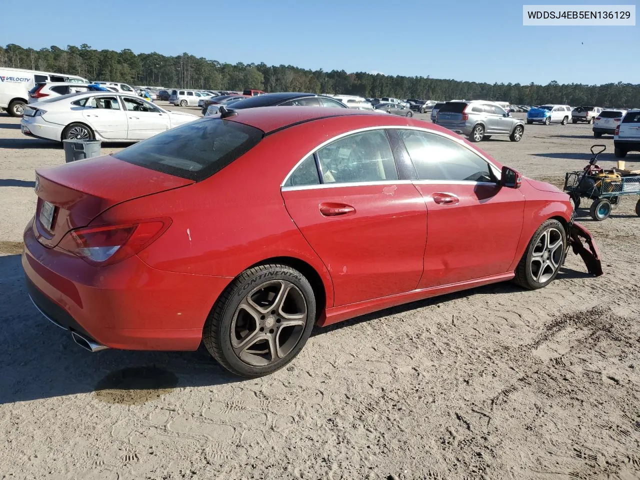 2014 Mercedes-Benz Cla 250 VIN: WDDSJ4EB5EN136129 Lot: 76540744