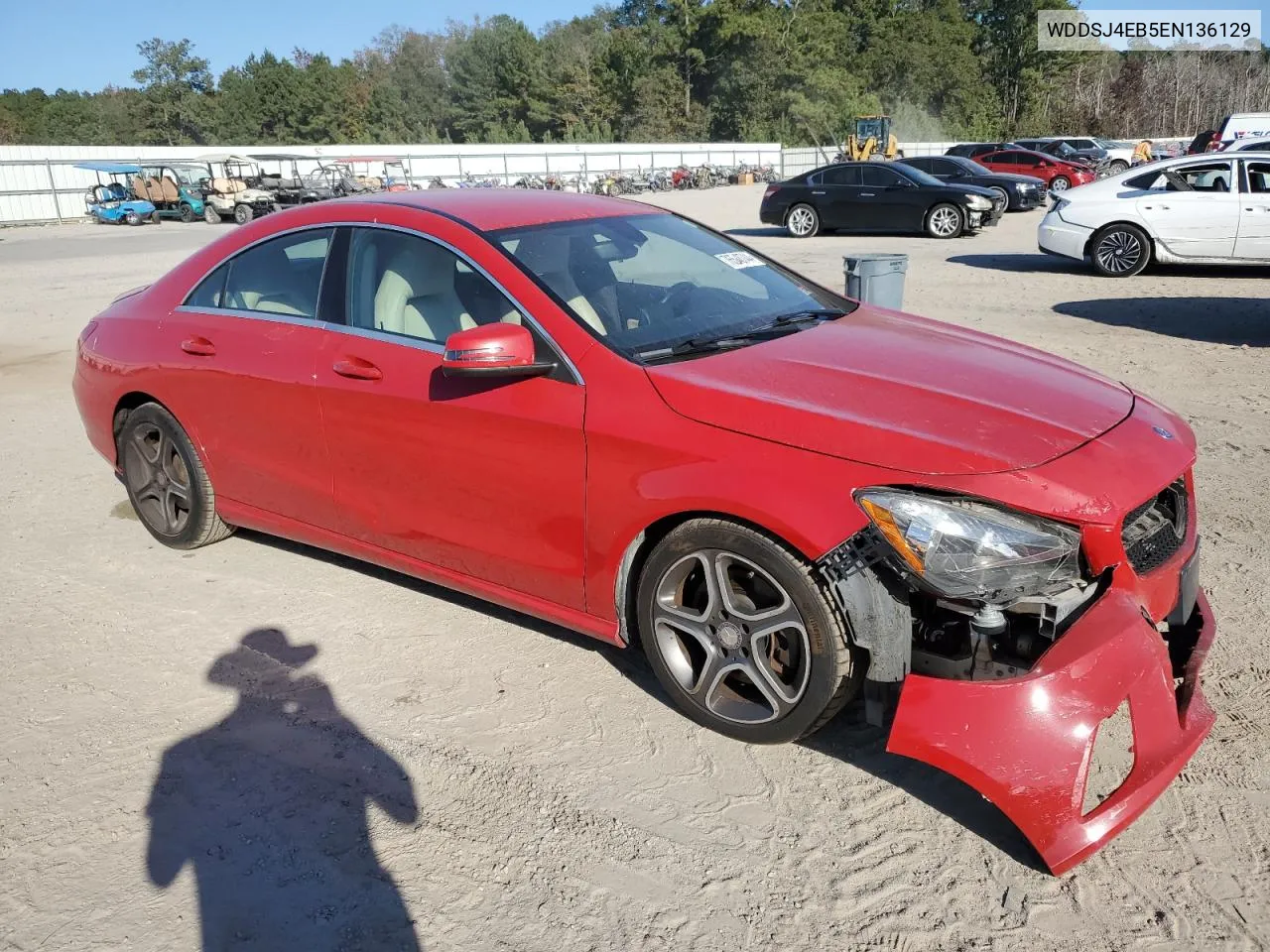 2014 Mercedes-Benz Cla 250 VIN: WDDSJ4EB5EN136129 Lot: 76540744