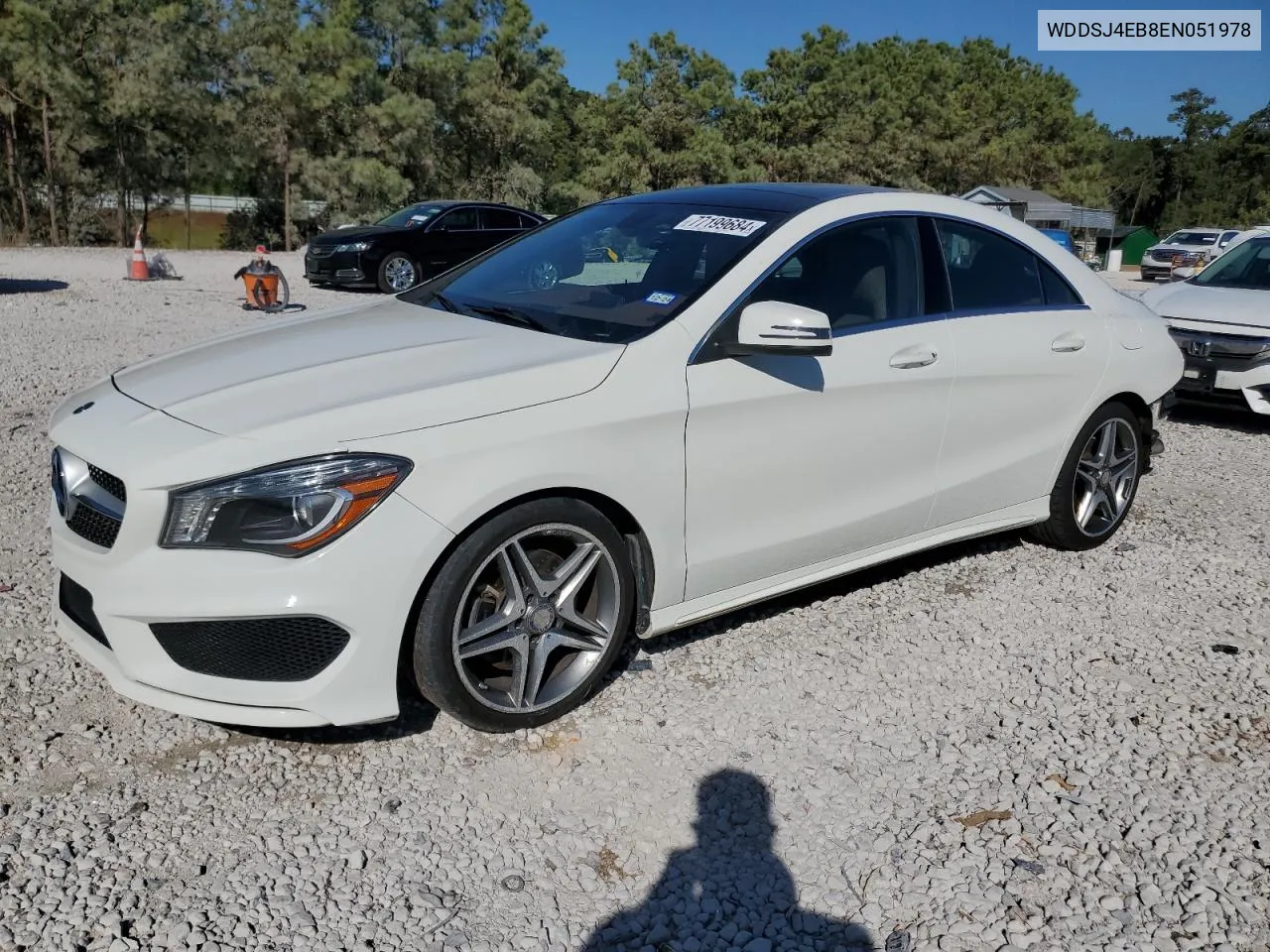 2014 Mercedes-Benz Cla 250 VIN: WDDSJ4EB8EN051978 Lot: 77199684