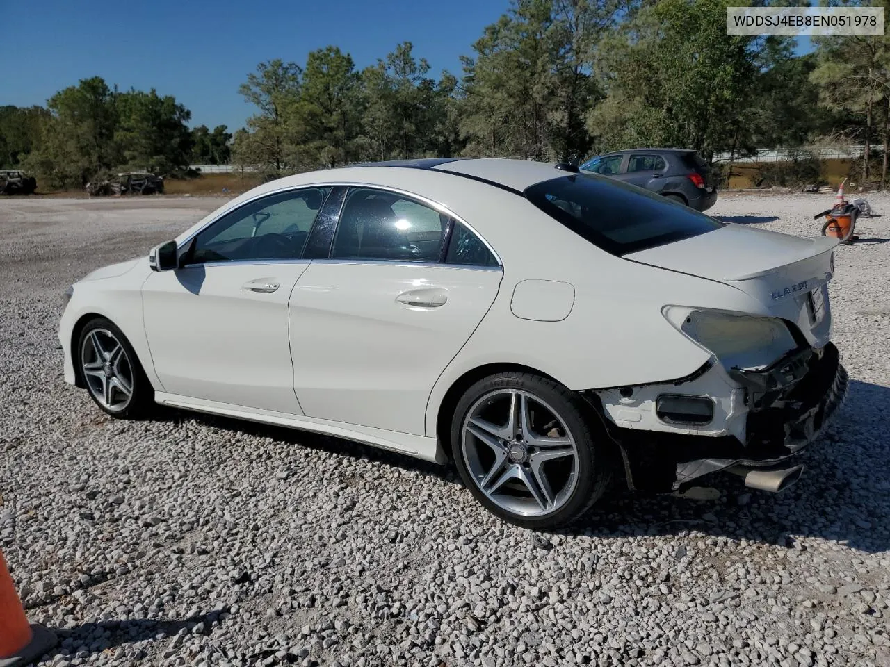 2014 Mercedes-Benz Cla 250 VIN: WDDSJ4EB8EN051978 Lot: 77199684