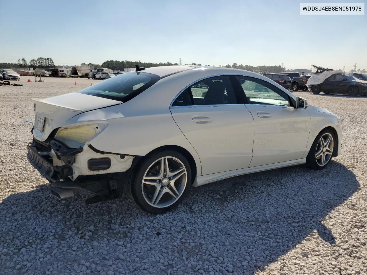 2014 Mercedes-Benz Cla 250 VIN: WDDSJ4EB8EN051978 Lot: 77199684